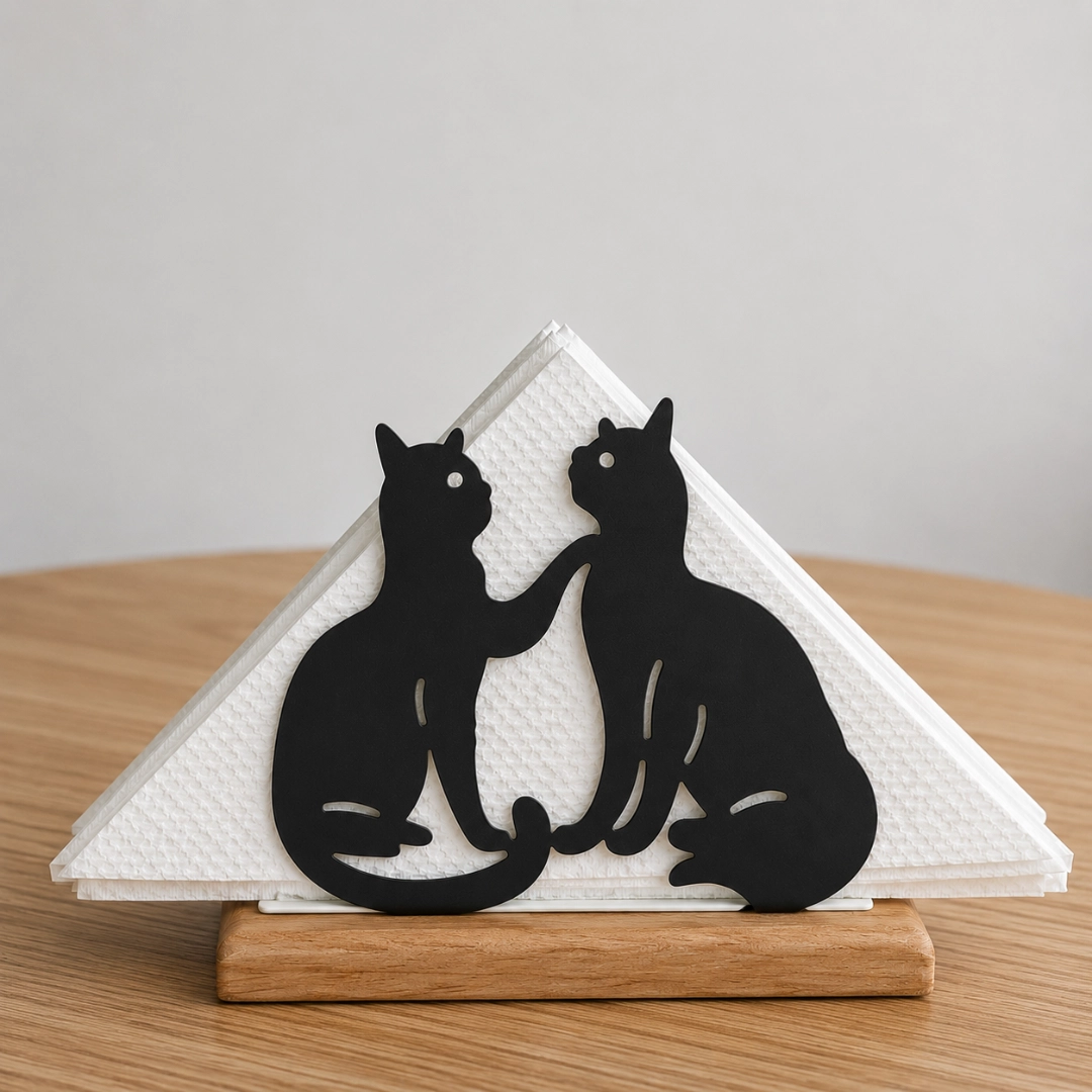 Cat Shaped Tissue Holder TSUH05